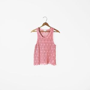 UO // Daisy Crochet Tank Top